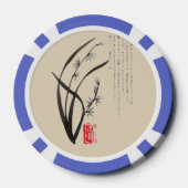 Aziatisch geïnspireerd spelen Token (Achterkant)