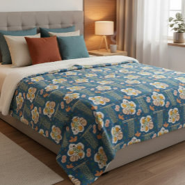 Aziatisch geïnspireerde fleecedeken met noedels sherpa deken