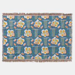 Aziatisch geïnspireerde gooi deken met noedels