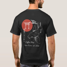 Aziatisch geïnspireerde Koi Vis Gepersonaliseerd T-shirt