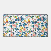 Aziatisch geïnspireerde patronen, kleurrijke bloem bureaumat (Voorkant)