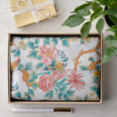 Aziatisch geïnspireerde patronen, kleurrijke bloem tissuepapier (Geschenk)