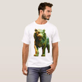 Aziatisch Jade Tijger Concept Art T-shirt (Voorkant volledig)