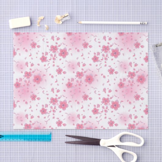 Aziatisch Japans Cherry Blossom Tissue Paper Tissuepapier (Craft)