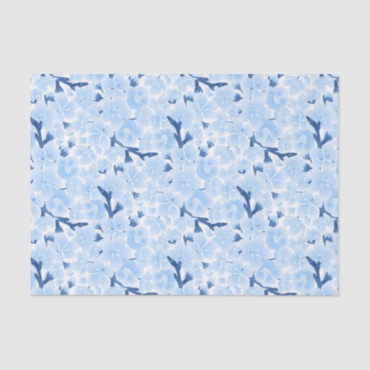 Aziatisch Japans Cherry Blossom Tissue Paper Tissuepapier (Voorkant)