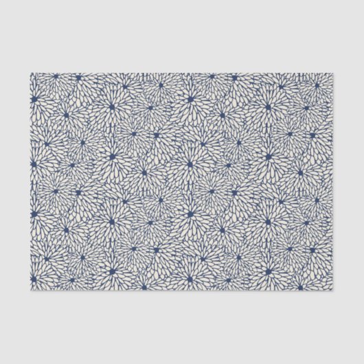 Aziatisch Japans Floral Pattern Tissue Paper Tissuepapier (Voorkant)