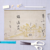 Aziatisch Japans gedicht op liefdeskalligrafie Tissuepapier (Craft)