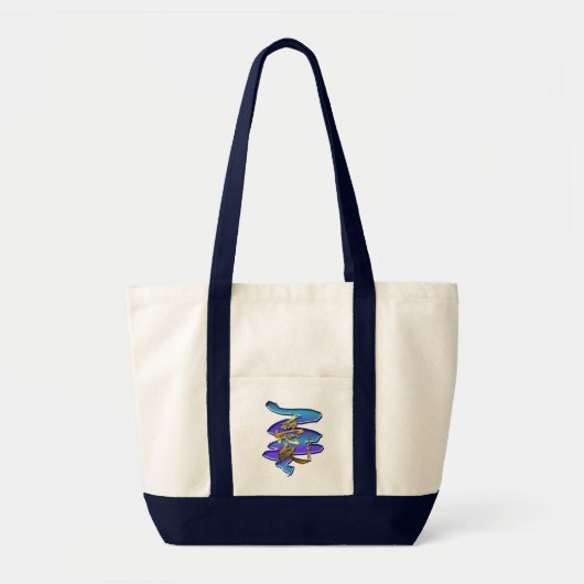 Aziatisch KANJI-symbool voor LOVE-reeks Tote Bag (Voorkant)
