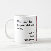 Aziatisch kasteel van de tuin zonsondergang koffiemok (Links)