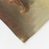 Aziatisch landschap in het avondlicht (Sunset Art) Fleece Deken (Hoek)