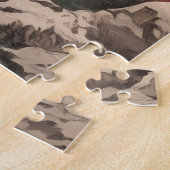 Aziatisch landschap schoonheid legpuzzel (Zijkant)