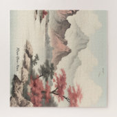 Aziatisch landschap schoonheid legpuzzel (Horizontaal)