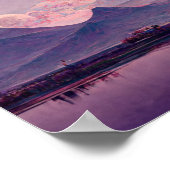 Aziatisch Landschapsschilderij Poster (Hoek)