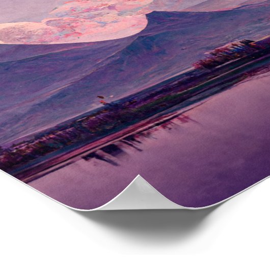 Aziatisch Landschapsschilderij Poster (Hoek)