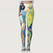 AZIATISCH LENTEONTWERP COLLAGE LEGGINGS (Voorkant)