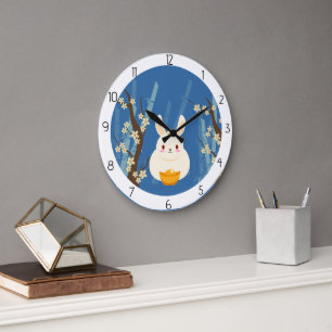 AZIATISCH LUCKY BUNNY GROTE KLOK