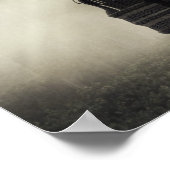 Aziatisch man in de samurai-armor poster (Hoek)