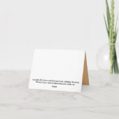 Aziatisch man Zwarte vrouw Interraciaal Wenskaart Kaart (Achterkant)