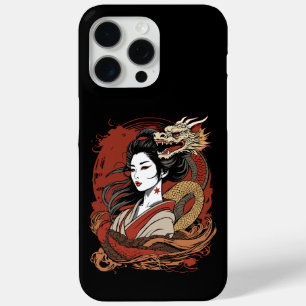 Aziatisch Meisje Chinese draak iPhone 15 Pro Max Hoesje