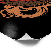 Aziatisch Meisje | Chinese draak Perfect Poster (Hoek)