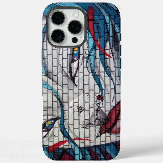 Aziatisch Meisje Graffiti Case-Mate iPhone Case (Achterkant)