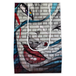 Aziatisch Meisje Graffiti Medium Cadeauzakje