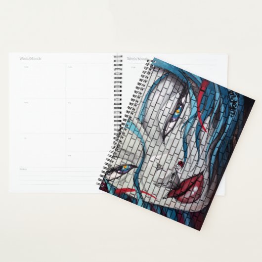 Aziatisch Meisje Graffiti Planner (Display)