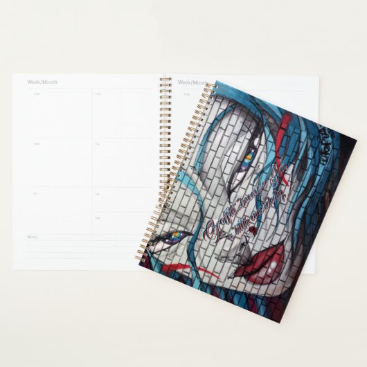 Aziatisch Meisje Graffiti  Planner (Display)
