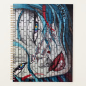Aziatisch Meisje Graffiti  Planner (Voorkant)