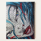 Aziatisch Meisje Graffiti  Planner (Achterkant)
