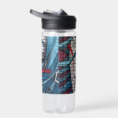 Aziatisch Meisje Graffiti  Waterfles (Rechts)