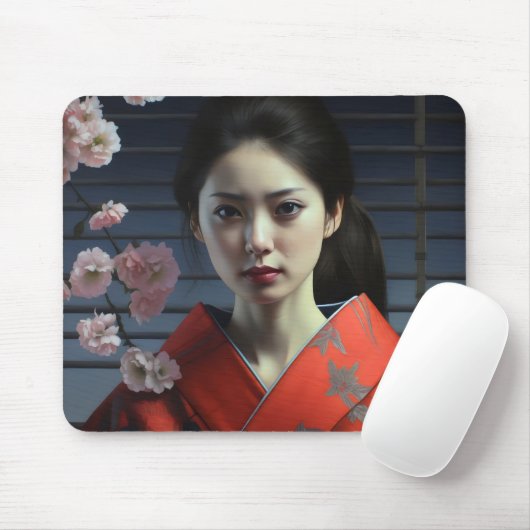  Aziatisch meisje Muismat (Met muis)