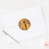 Aziatisch Meisje ~ Sticker Japans Chinees Goud Lov (Envelop)