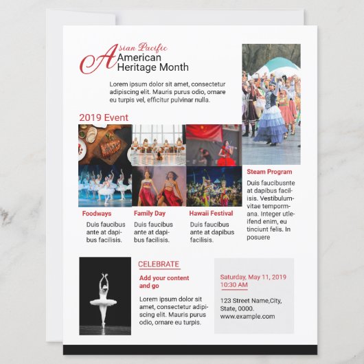 Aziatisch-Pacifisch-Amerikaans erfgoed maand Evene (Voorkant)