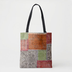 Aziatisch Patchwork Tapijt, Istanbul Detail Tote Bag