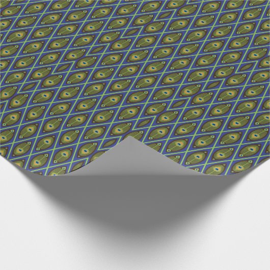 Aziatisch patroon cadeaupapier (Hoek)