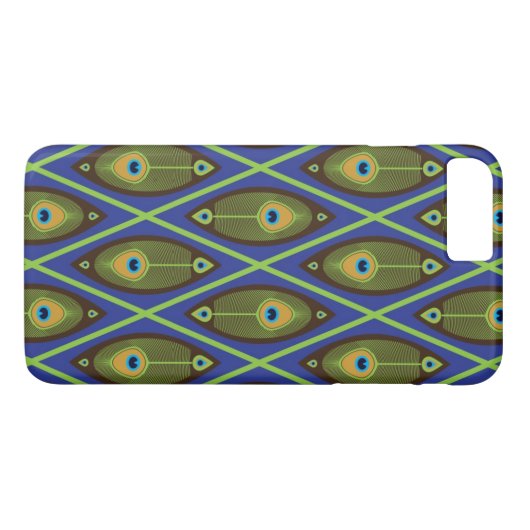 Aziatisch patroon Case-Mate iPhone case (Achterkant (Horizontaal))