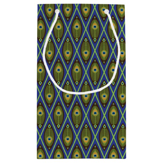 Aziatisch patroon klein cadeauzakje (Achterkant)