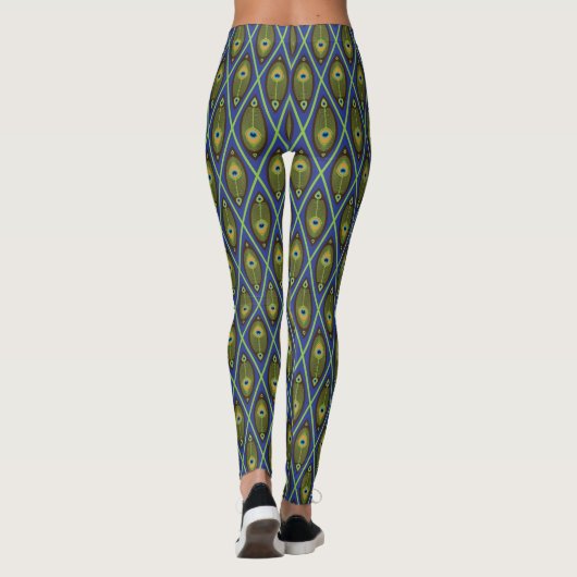 Aziatisch patroon leggings (Achterkant)