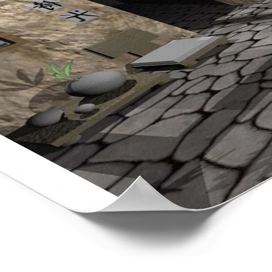 Aziatisch Poster (Hoek)