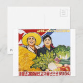 Aziatisch poster briefkaart (Voorkant / Achterkant)