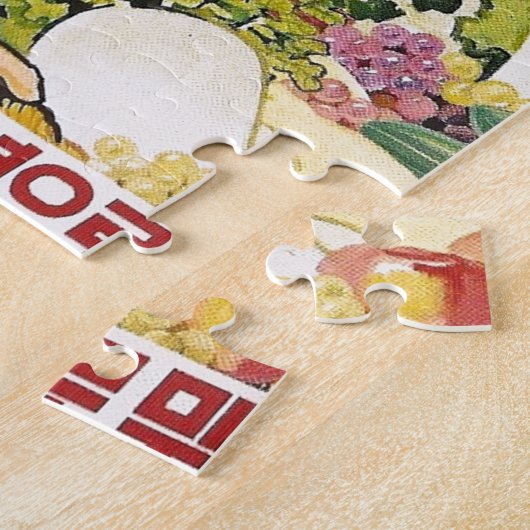 Aziatisch poster legpuzzel (Zijkant)