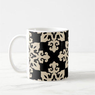 Aziatisch siermotief geometrisch patroon koffiemok