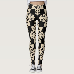 Aziatisch siermotief geometrisch patroon leggings