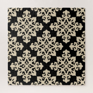 Aziatisch siermotief geometrisch patroon legpuzzel