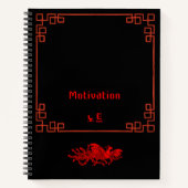 Aziatisch Traditioneel Phoenix Notitieboek (Voorkant)