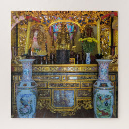 Aziatisch, Vietnamees, kunst, beeldhouwwerk, Boedd Legpuzzel