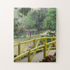 Aziatisch, Vietnamees, kunst, beeldhouwwerk, Boedd Legpuzzel