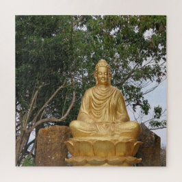 Aziatisch, Vietnamees, kunst, beeldhouwwerk, Boedd Legpuzzel