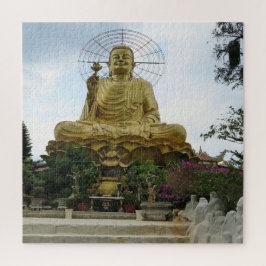 Aziatisch, Vietnamees, kunst, beeldhouwwerk, Boedd Legpuzzel